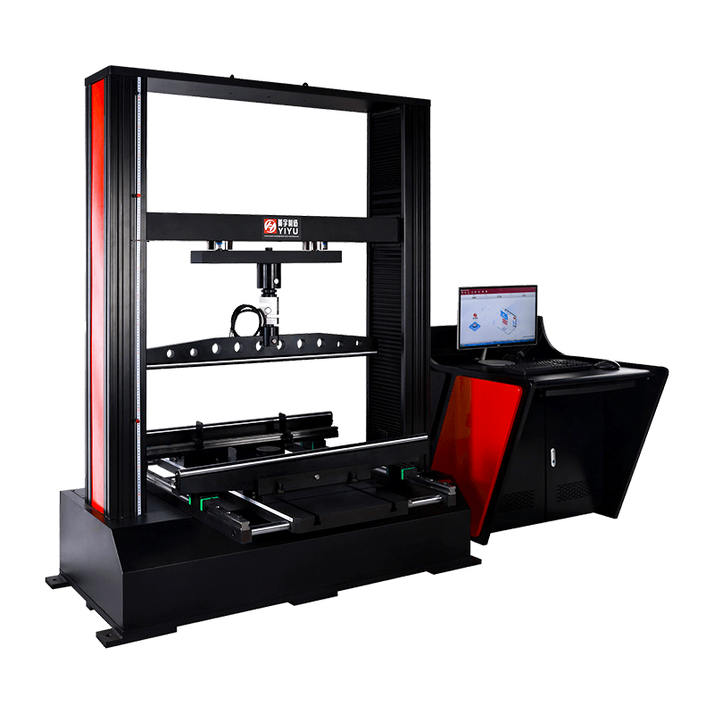 WDW Series Dubbelkolonn Dörrtyp Dubbelskruv Mikrodatorstyrd multifunktionell kompressions- och böjningstestmaskin